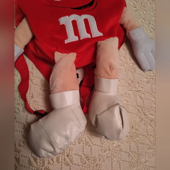 Red M&M Character Backpack - Picture 5 of 9